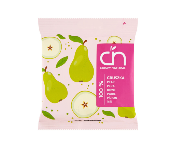 Gruszka 100% - Suszone chipsy z gruszki 18 g - Cripsy Natural