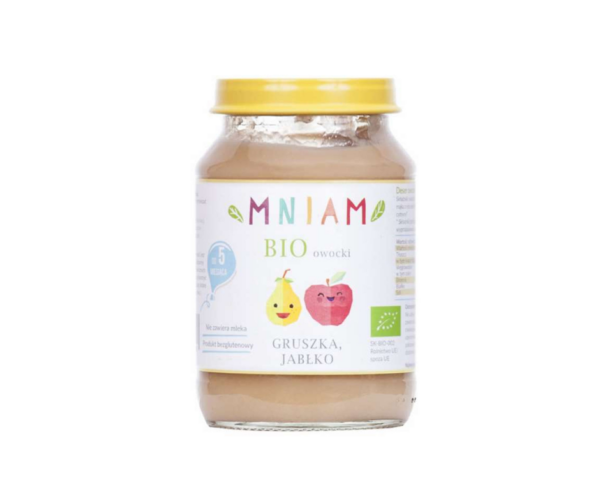 Deser gruszka, jabłko od 5 miesiąca BIO 190 g - AM-AM