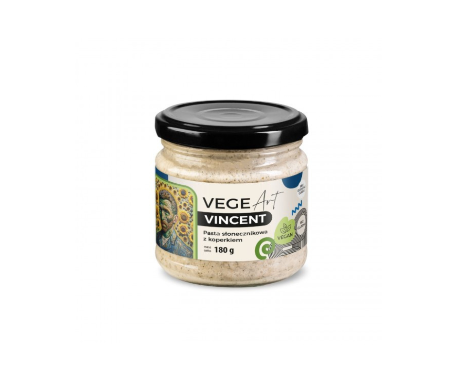 Vincent pasta słonecznikowa z koperkiem180g- VEGE ART