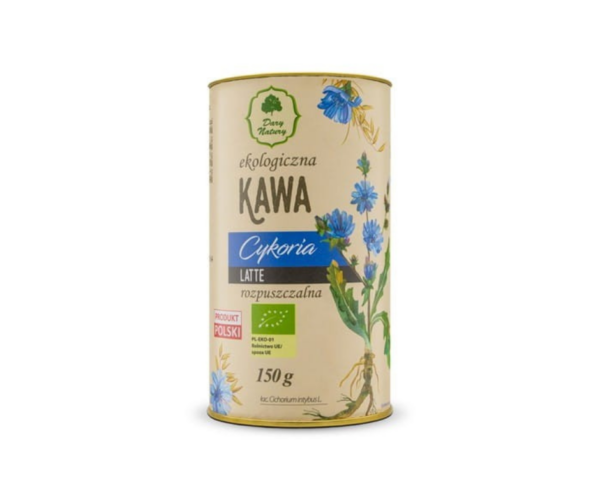 Ekologiczna Kawa Cykoria Latte rozpuszczalna 150g - Dary Natury