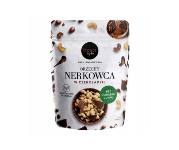 Orzechy nerkowca w czekoladzie bez cukru 75g - foods by Ann