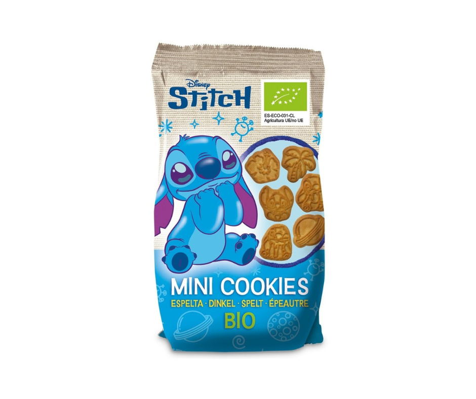 Mini ciastka orkiszowe dla dzieci Stitch BIO 100 g