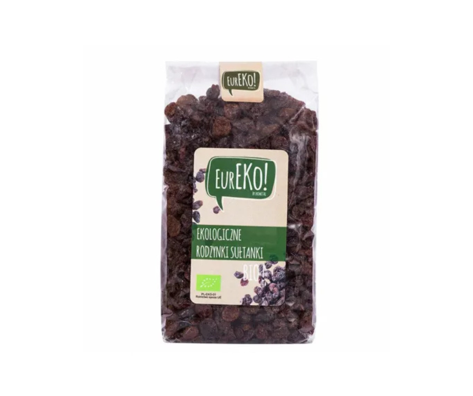 Rodzynki Sułtanki Bio 500 g - EurEko