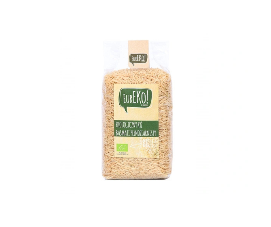 Ryż basmati pełnoziarnisty bio 500 g- EurEko