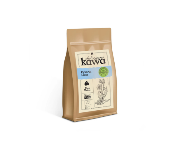 Kawa zbożowa z Cykorią Latte rozpuszczalna eko 150g - Dary Natury