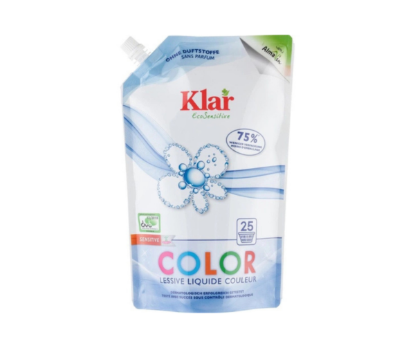 Płyn do prania kolorowych ubrań Eco 1,5 L (25 Prań) - Klar