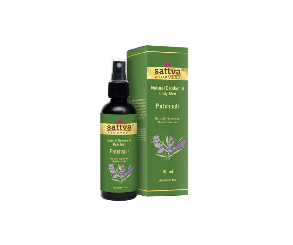 Naturalny dezodorant Sattva bez soli aluminium – Paczula 80 ml - Sattva