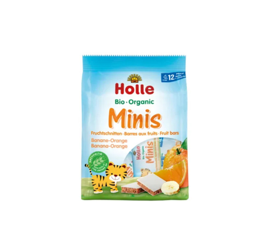 Mini Batoniki Banan Pomarańcza Bio 100 g - Holle
