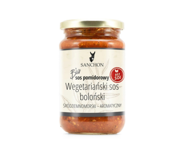 Sos pomidorowy wegetariański boloński bezglutenowy 330 ml - Sanchon