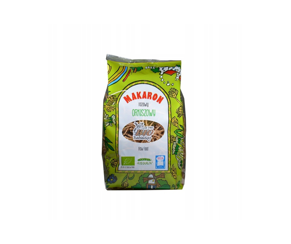 BIO Makaron razowy orkiszowy nitka 400g - Babalscy