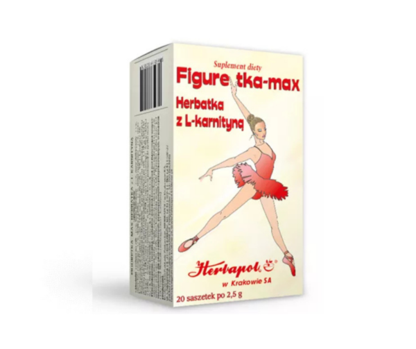 Herbatka z L-Karnityną Figuretka Max, 20 saszetek- Herbapol