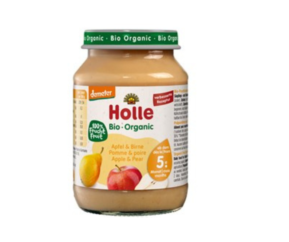 Deserek jabłko i gruszka, bezglutenowe od 5 msc. 190 g - Holle