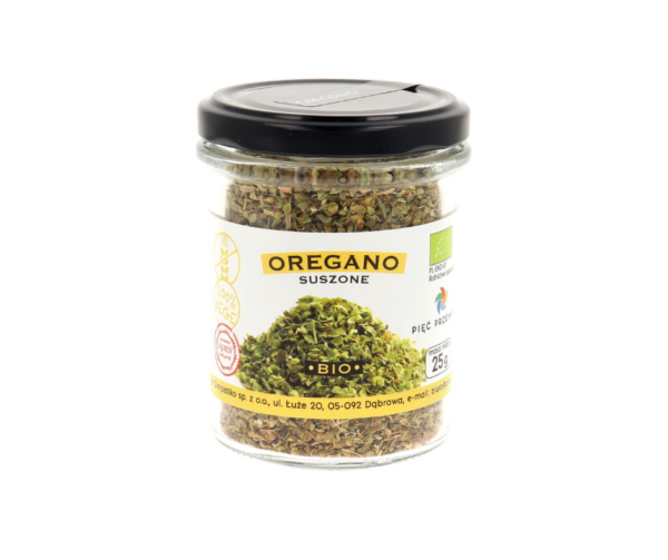 Oregano suszone BIO 25 g- Pięć Przemian