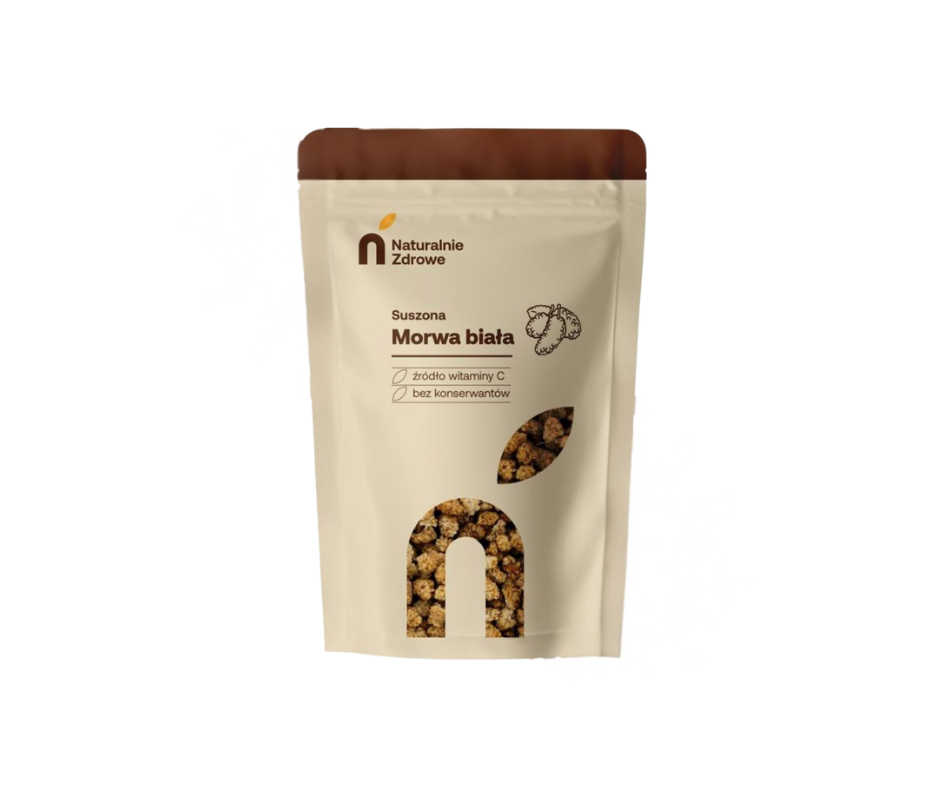 Morwa Biała Suszona Bio 200 g - Naturalnie Zdrowe