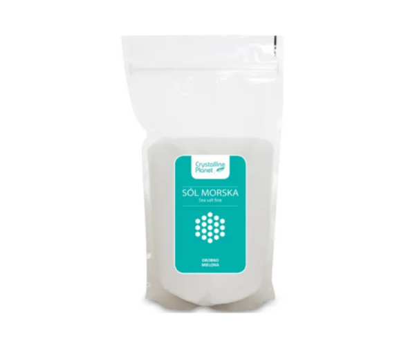 Sól Morska Drobno Mielona 1 kg - Crystalline Planet