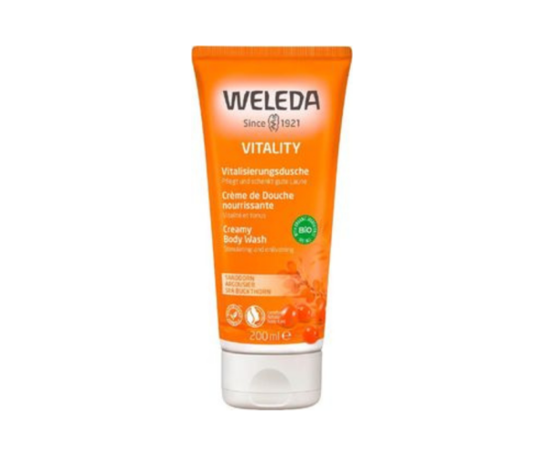 Witalizujący Kremowy Żel Pod Prysznic Z Rokitnikiem , 200 ml- Weleda