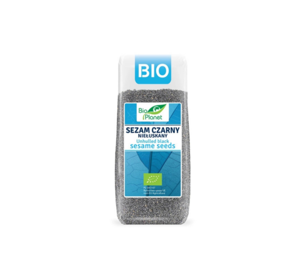 Sezam czarny niełuskany 200 g - Bio Planet