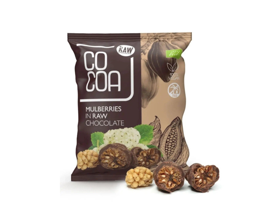 Morwa w surowej czekoladzie 70 g - Cocoa