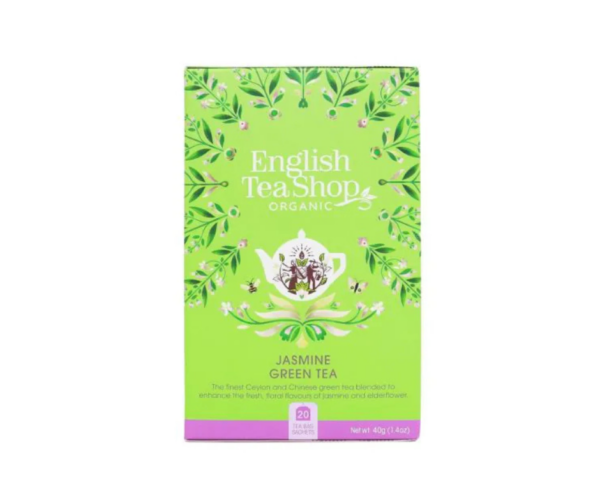 Herbata zielona jaśminowa BIO (20 x 2 g) 40 g  - English Tea Shop