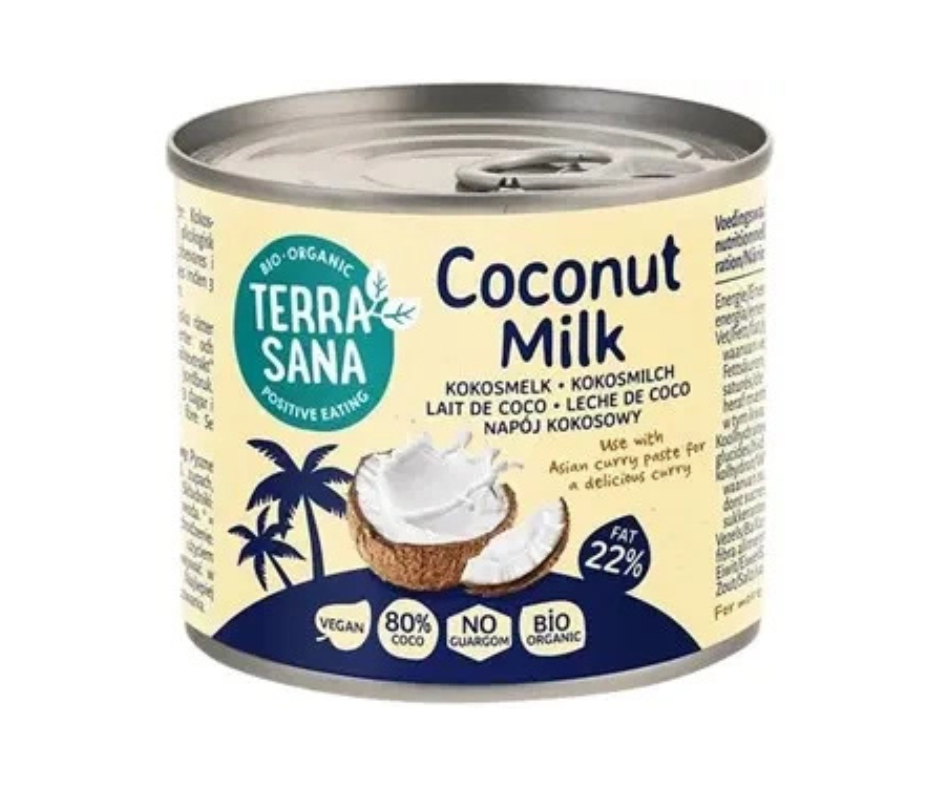 Napój kokosowy coconut milk bez gumy guar 22 % 200 ml - Terrasana