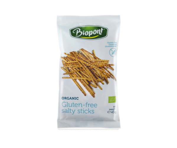 Paluszki solone bezglutenowe 45 g - Biopont (EKO)