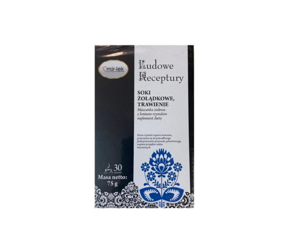 Mieszanka ziół wsparcie soków żołądkowych i trawienia 75 g- Mir Lek