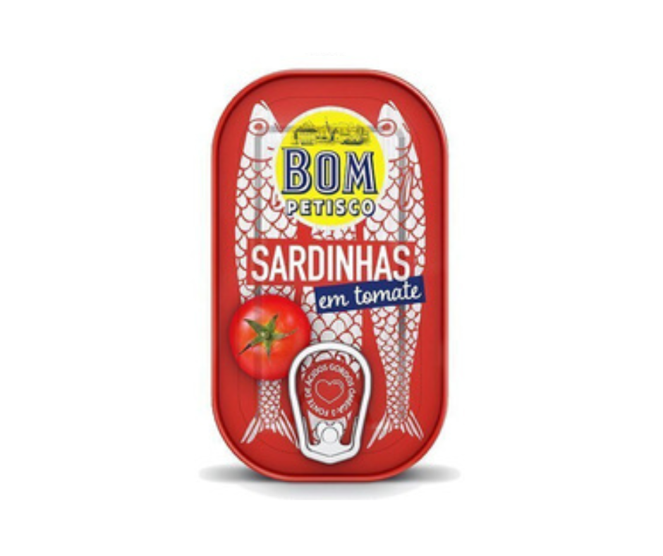 Sardynki w pomidorach 120g (78g)- Bom Petisco