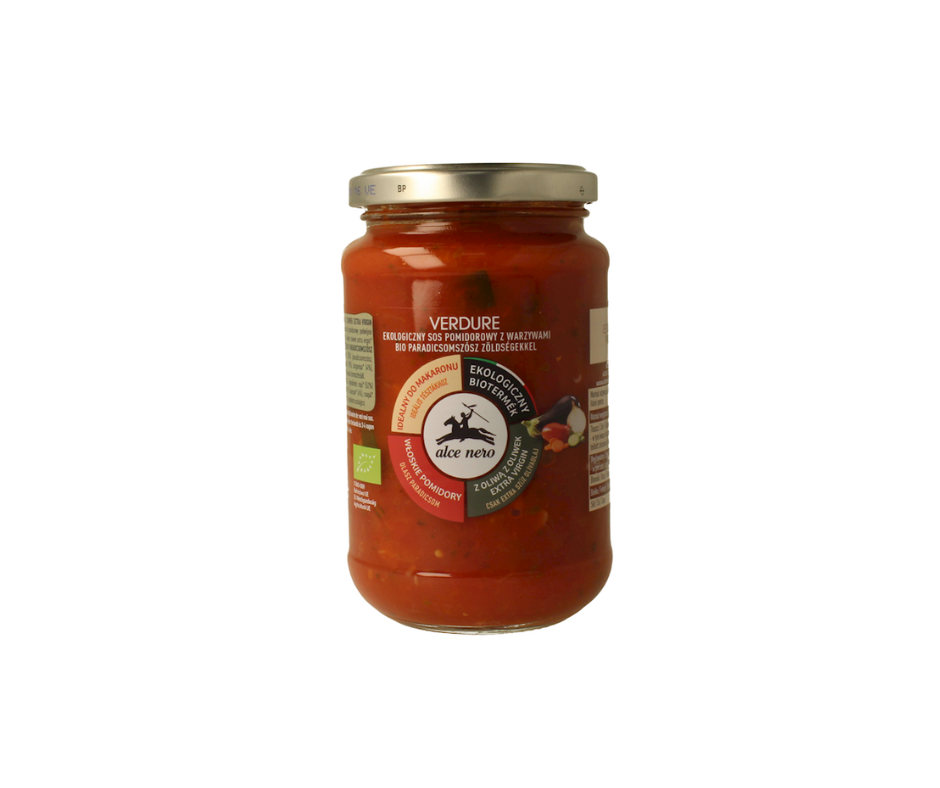 Sos pomidorowy z warzywami (verdure), BIO 350 g -Alce Nero