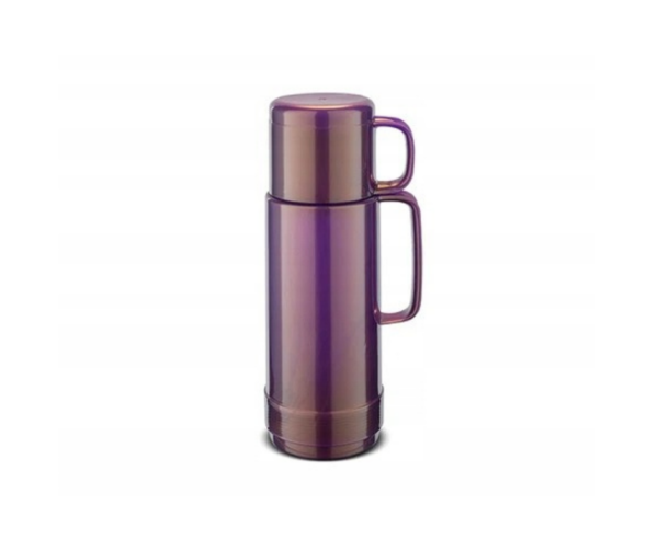 Termos ROTPUNKT typ 80 , 0,5 L  szklany wkład - kolor shiny amethyst