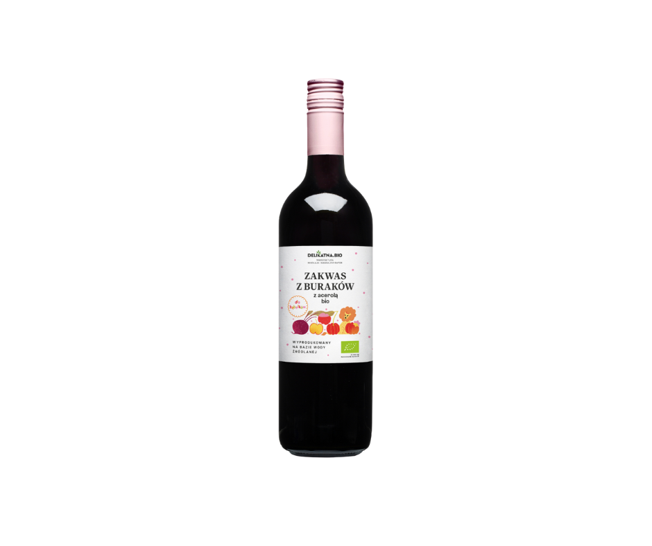 Zakwas dla bąbelków z acerolą bio 700 ml - Delikatna.bio