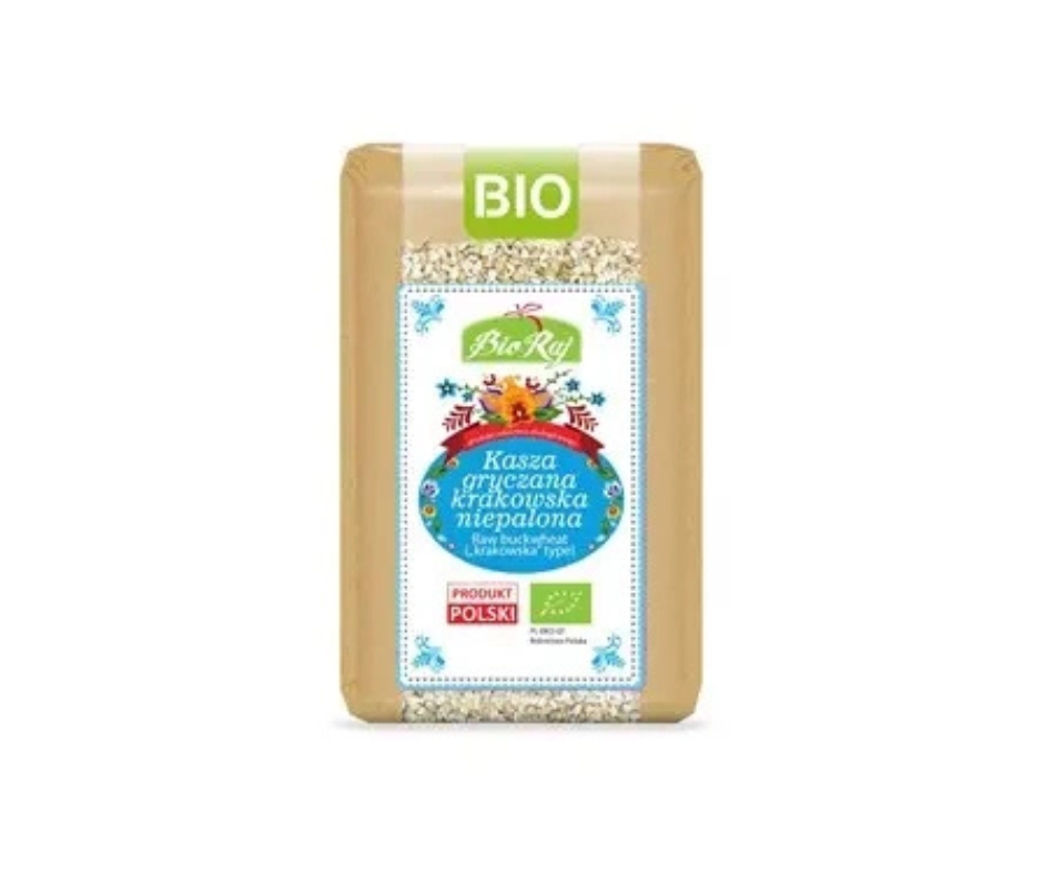 Kasza gryczana krakowska niepalona polska 500 g - Bio Raj (EKO)