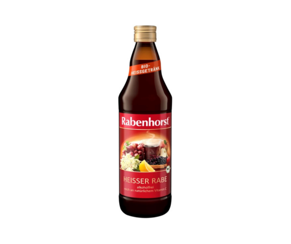 Grzaniec bezalkoholowy czarny bez z miodem i jabłkiem 750 ml - Rabenhorst