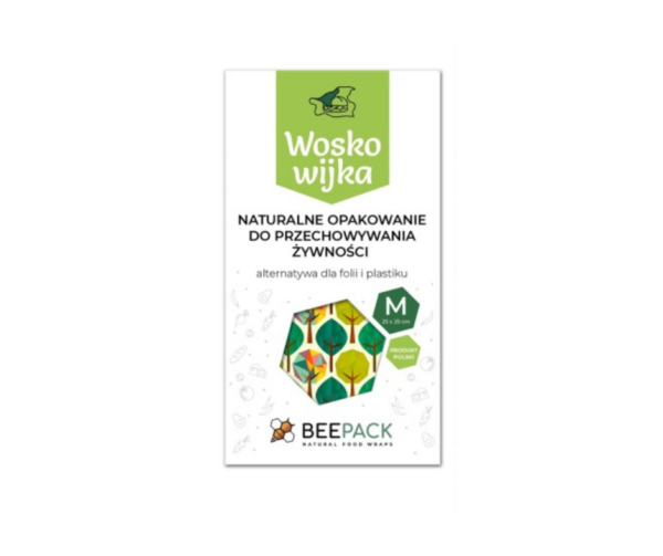 Woskowijka M (medium size) DRZEWA 25x25 cm -Beepack
