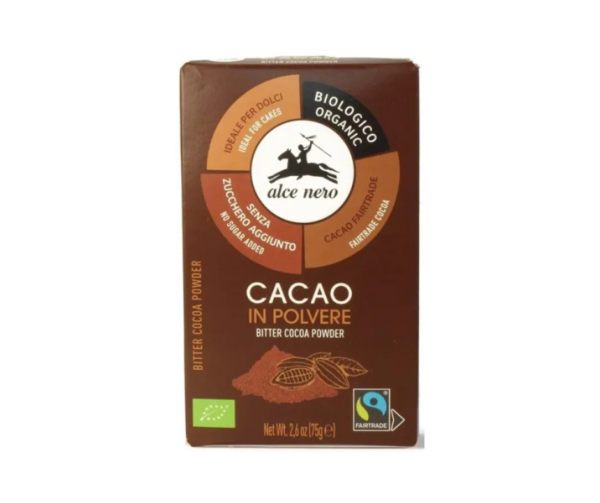 Kakao w proszku fair trade 75 g - Alce Nero (EKO)