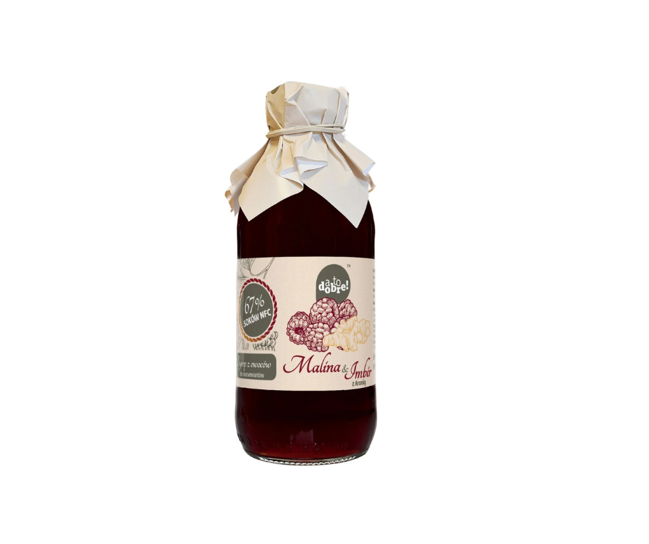 Syrop Malina i Imbir z aronią 330ml ATODOBRE!