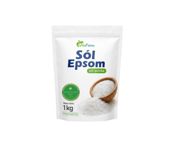 Sól Epsom - Siarczan Magnezu (Sól Gorzka) 1 kg - Vitafarm