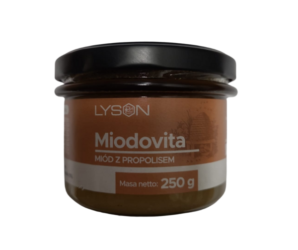 Miodovita Miód z propolisem 250 g -Łysoń