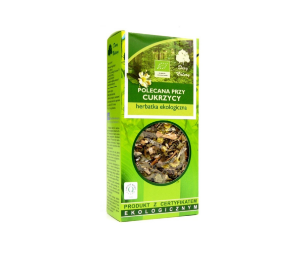 Herbatka polecana przy cukrzycy 50 g - Dary Natury (EKO)