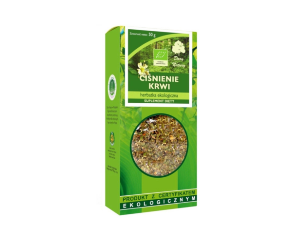 Herbatka ciśnienie krwi 50 g - Dary Natury (EKO)