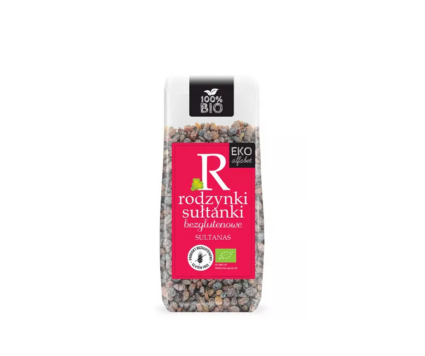 Rodzynki sułtanki bezglutenowe 200 g Bio- Eko Alfabet