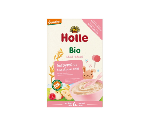 Kaszka zbożowa musli malinowo bananowa od 6 msc. 250 g - Holle (EKO)
