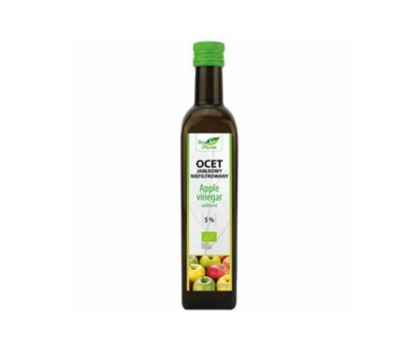 Ocet jabłkowy 5% niefiltrowany bio 500ml- Bio Planet