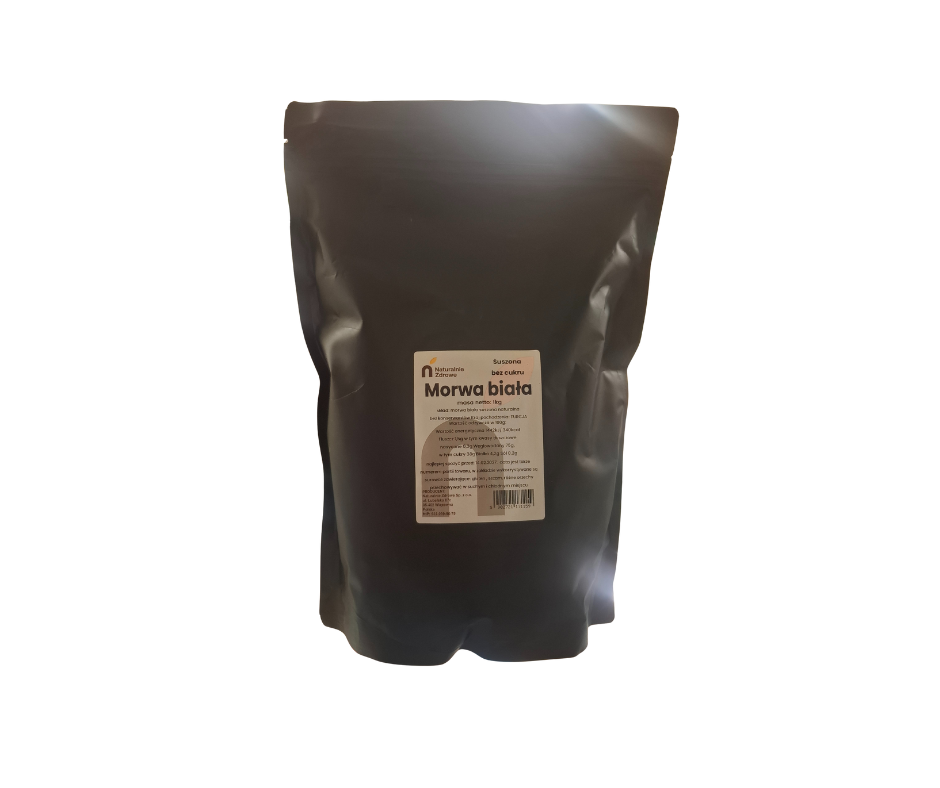 Morwa Biała Suszona bez cukru 1 kg - Naturalnie Zdrowe