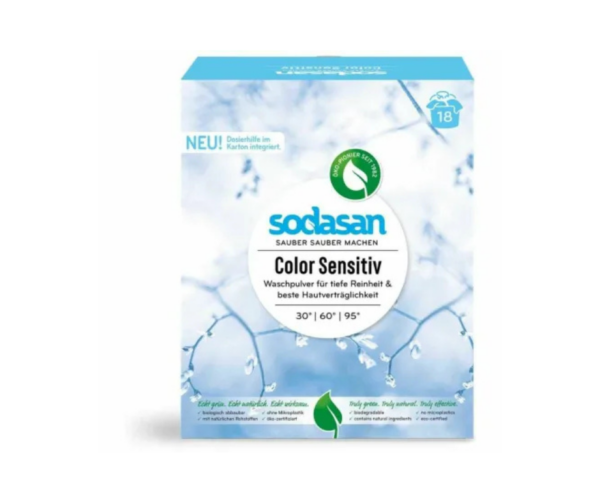 Proszek do Prania Uniwersalny KOLOR Sensitive BIO 1,01 kg - Sodasan