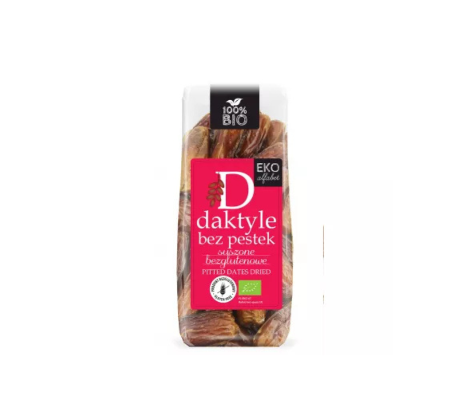 Daktyle bez pestek suszone bezglutenowe 150 g - Eko Alfabet
