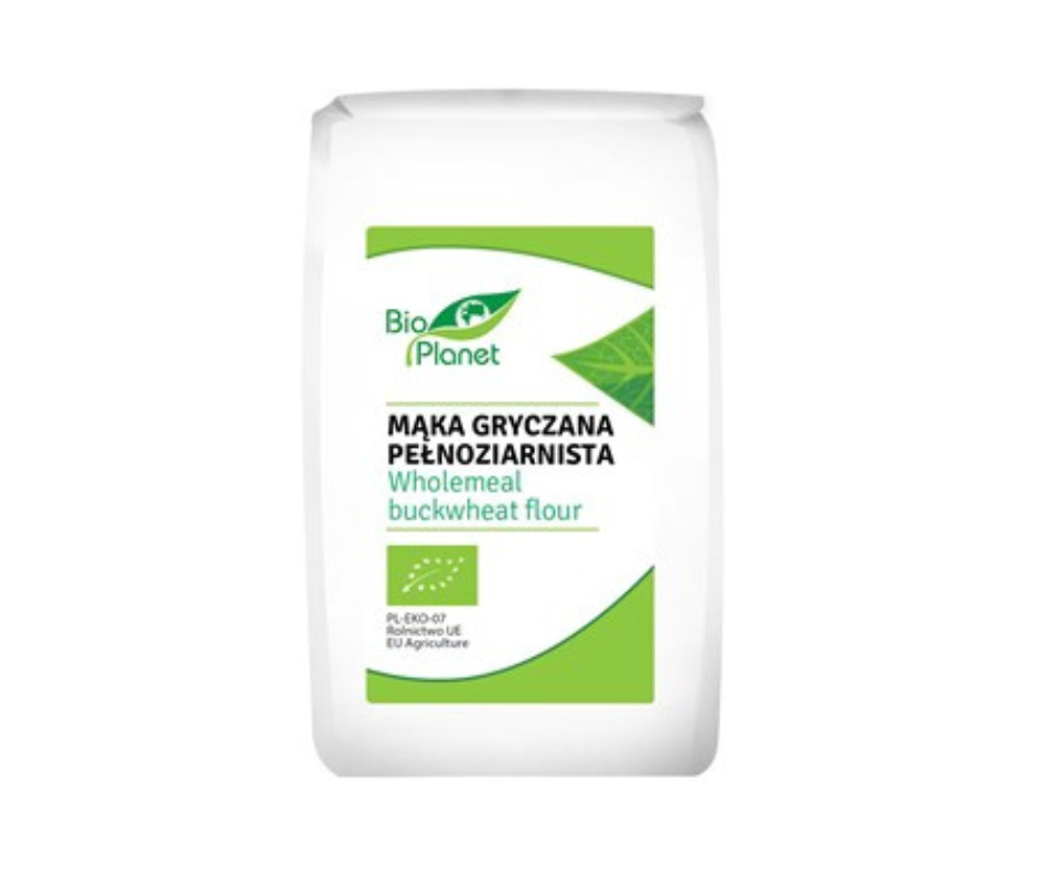 Mąka gryczana pełnoziarnista 500 g bio - Bio Planet