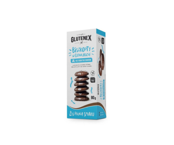 Biszkopty w czekoladzie bezglutenowe 80 g - Glutenex