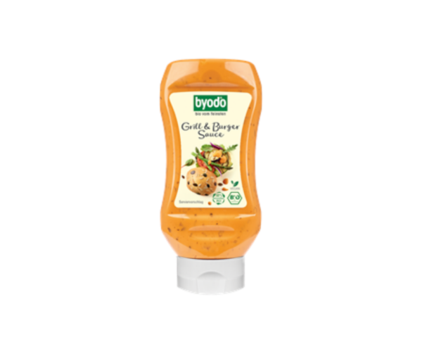 Sos Grill&Burger bezglutenowy BIO 300 ml - BYODO