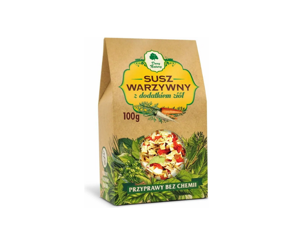 Susz warzywny z ziołami 100g- Dary Natury