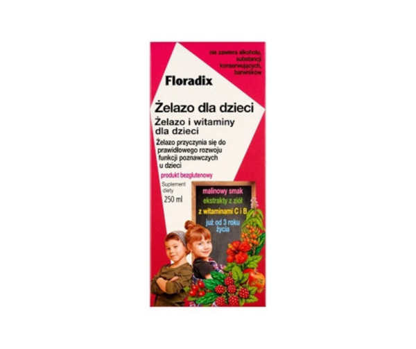 Żelazo dla dzieci 250 ml- Floradix